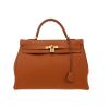 Hermès  Kelly 35 cm handbag  in gold togo leather - 360 thumbnail