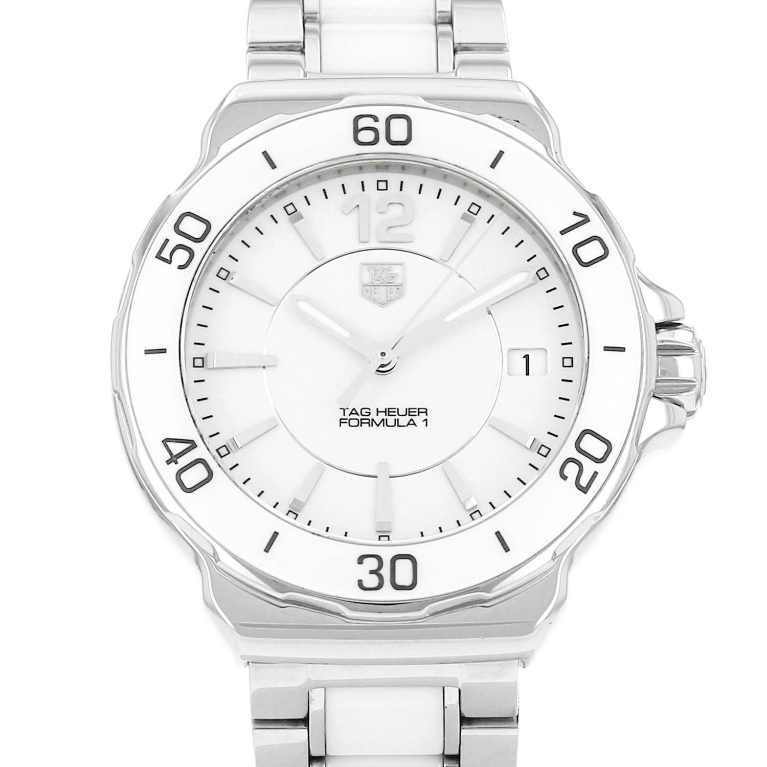 Montre TAG Heuer Formula 1 Lady Ceramic en acier et céramique Ref: TAG Heuer - WAH1211  Vers 2015 - 00pp