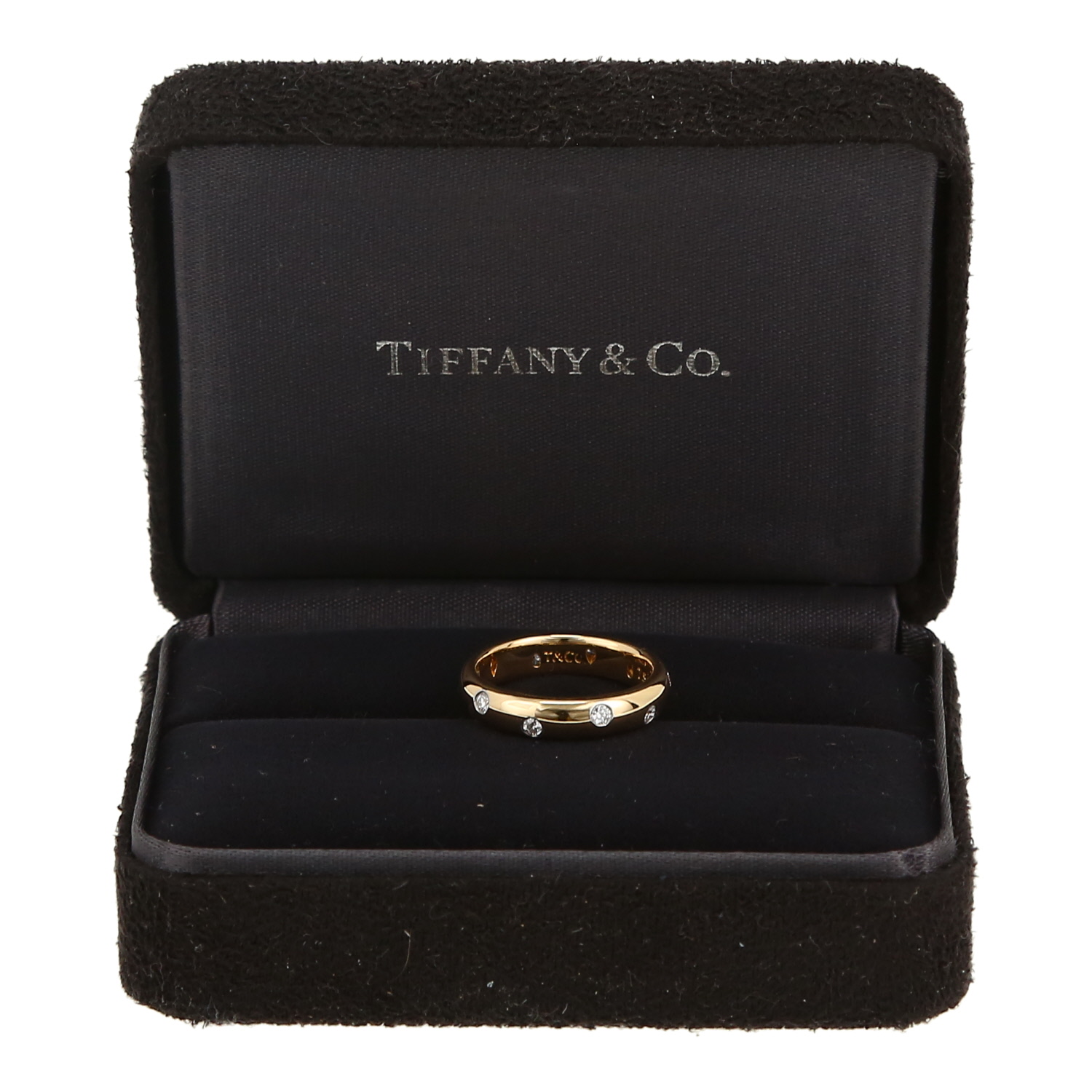 Tiffany 
Co Etoile ring in yellow gold and diamonds - Detail D2