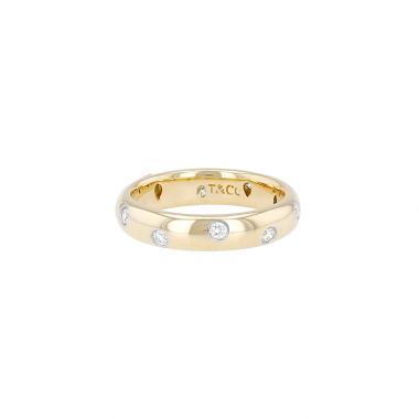 Bague Tiffany & Co Etoile en or jaune et diamants