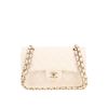 Chanel  Timeless Petit handbag  in white quilted grained leather - 360 thumbnail