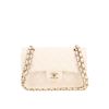 Sac à main Chanel  Timeless Petit en cuir grainé matelassé blanc - 360 thumbnail
