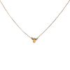 Chaumet Attrape Moi Si Tu M'Aimes necklace in yellow gold, diamonds and citrine - 00pp thumbnail