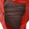 Bottega Veneta  Campana handbag  in red intrecciato leather - Detail D3 thumbnail