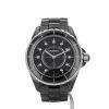 Orologio Chanel J12 Joaillerie in ceramica nera e acciaio Circa 2010 - 360 thumbnail