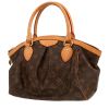 Bolso de mano Louis Vuitton  Tivoli en lona Monogram marrón y cuero natural - 00pp thumbnail