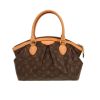 Bolso de mano Louis Vuitton  Tivoli en lona Monogram marrón y cuero natural - Detail D4 thumbnail