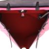 Hermès  Herbag handbag  in pink and burgundy canvas  and navy blue leather - Detail D3 thumbnail