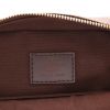 Louis Vuitton  Olav shoulder bag  in ebene damier canvas  and brown - Detail D2 thumbnail