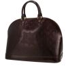 Bolso de mano Louis Vuitton  Alma en charol Monogram color berenjena - 00pp thumbnail