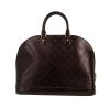 Bolso de mano Louis Vuitton  Alma en charol Monogram color berenjena - Detail D4 thumbnail
