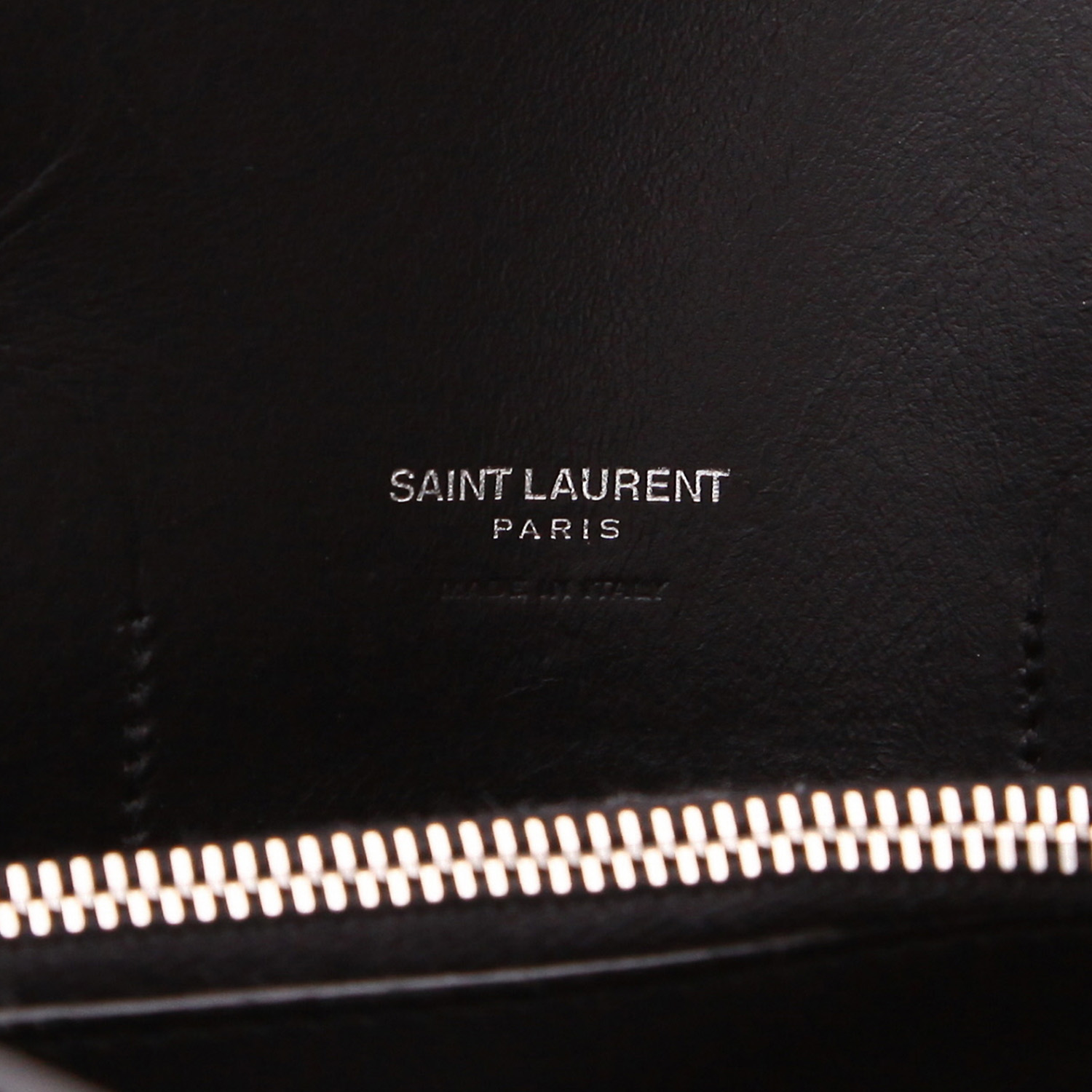Saint Laurent  Sac de jour small shoulder bag  in black leather - Detail D2
