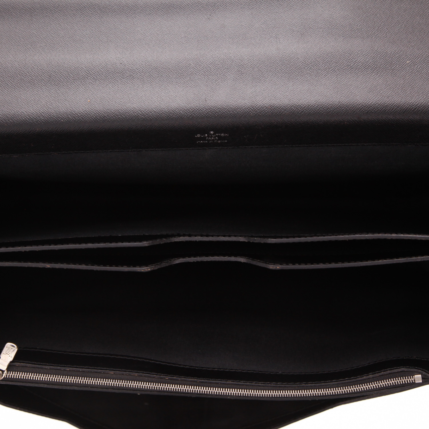 Borsa portadocumenti Louis Vuitton in pelle Epi nera - Detail D3