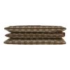 Borsa a tracolla Gucci   in tela siglata beige e pelle marrone - Detail D1 thumbnail
