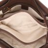 Gucci   shoulder bag  in beige logo canvas  and brown leather - Detail D3 thumbnail