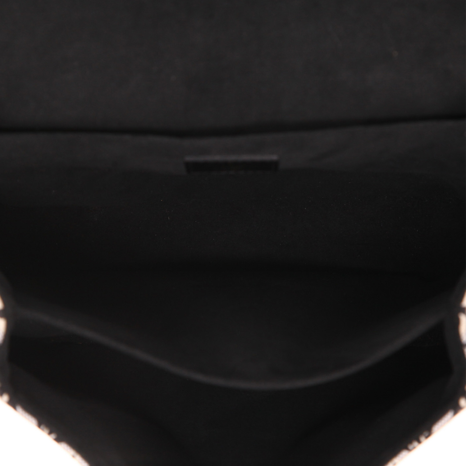 Sac bandoulière Louis Vuitton Metis Since 1854 moyen modèle en toile monogram marron et grise et cuir noir - Detail D3