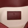 Borsa a tracolla Gucci  GG Marmont mini  in pelle trapuntata bordeaux - Detail D2 thumbnail