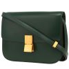 Bolso bandolera Celine  Classic Box en cuero box verde - 00pp thumbnail