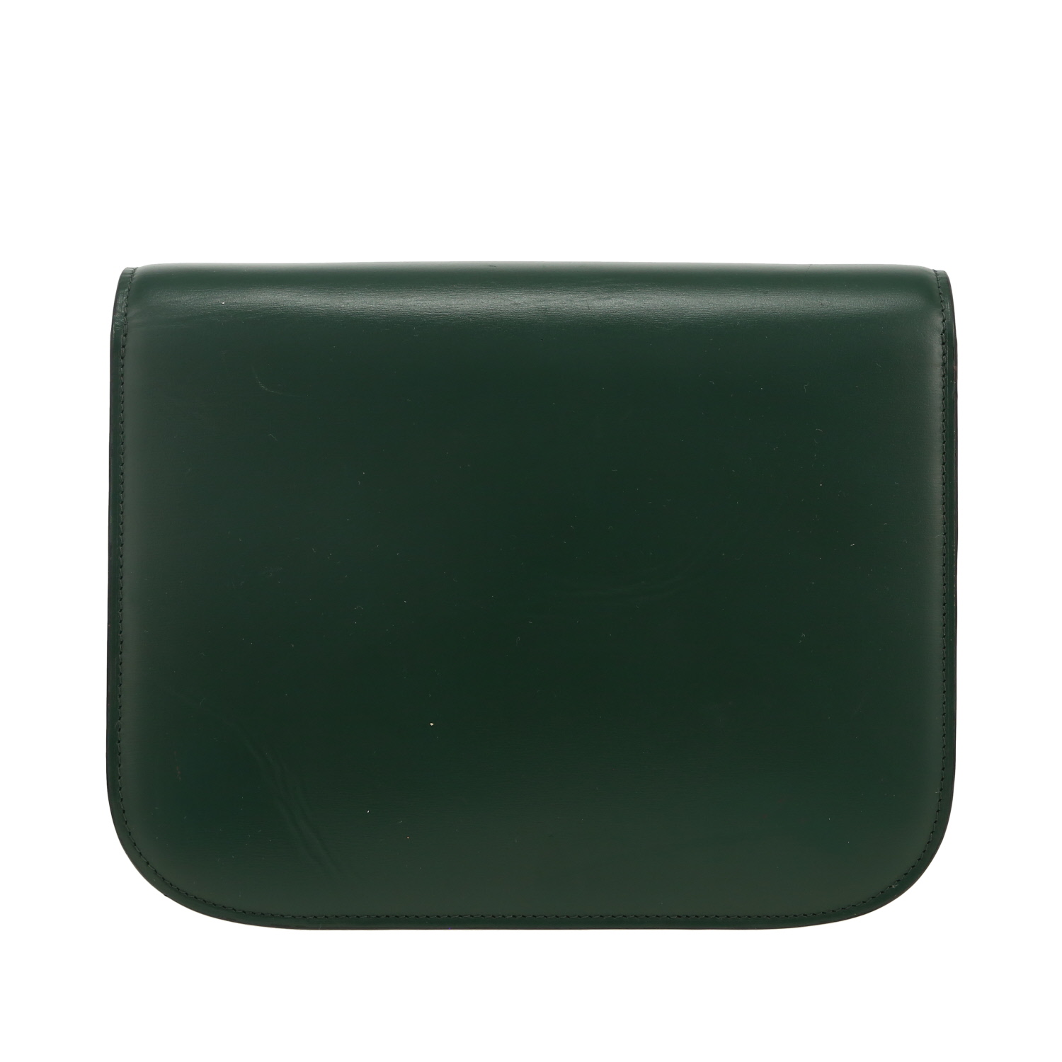 Bolso bandolera Celine  Classic Box en cuero box verde - Detail D4