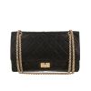 Bolso bandolera Chanel  Chanel 2.55 en cuero acolchado negro - 360 thumbnail