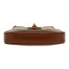 Borsa a tracolla Gucci  Jackie mini  in tela "sûpreme GG" beige e pelle marrone - Detail D1 thumbnail