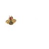 Broche Cartier  de oro amarillo, laca y rubíes - 360 thumbnail