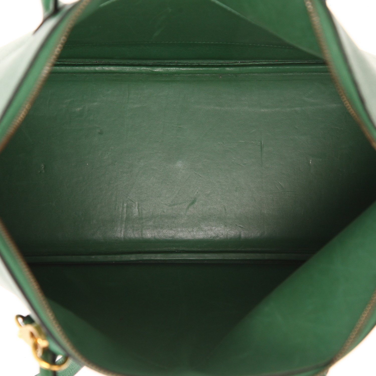 Borsa Hermès  Bolide 35 cm in pelle Courchevel Vert Bengale - Detail D3