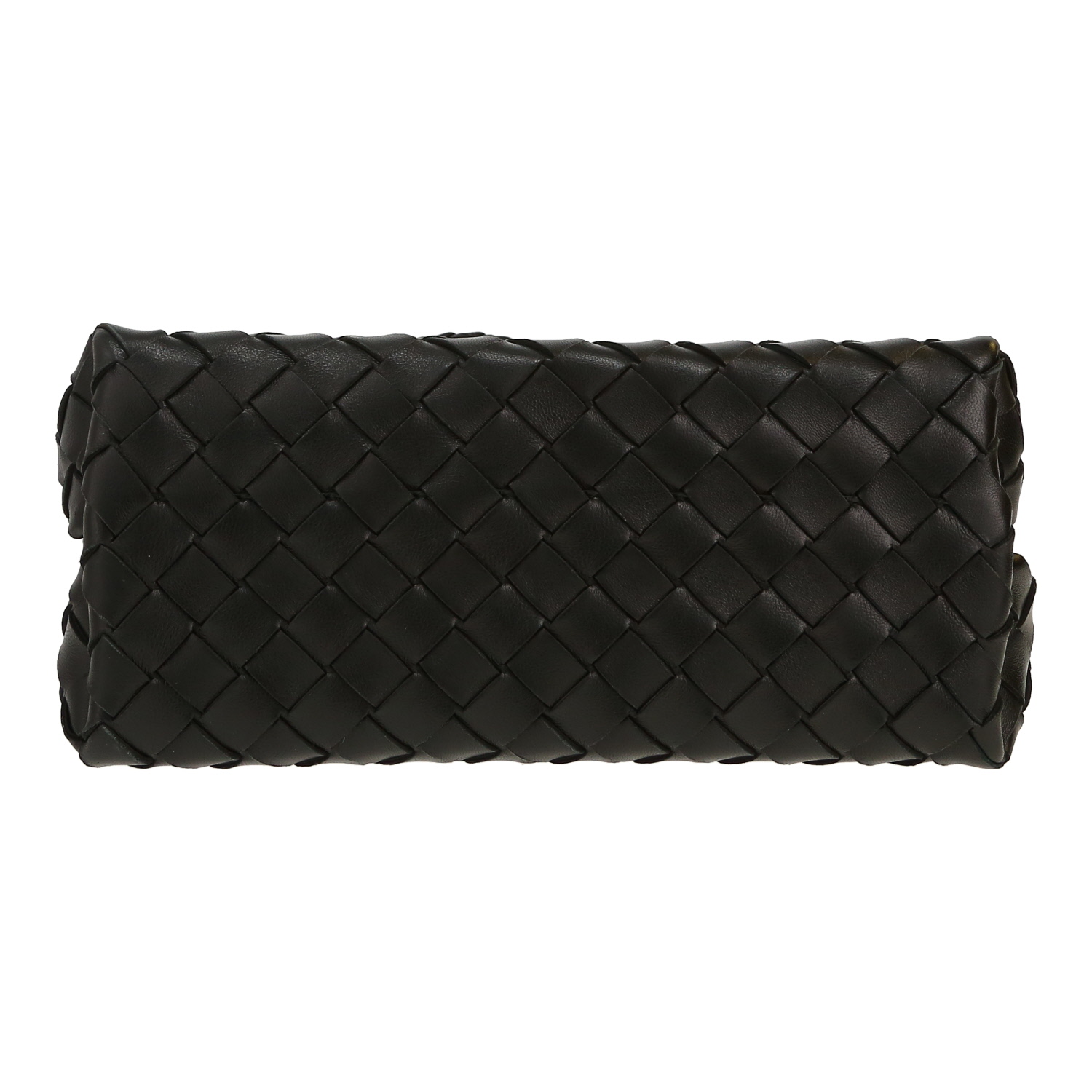 Sac à main Bottega Veneta  Andiamo petit modèle  en cuir intrecciato noir - Detail D1