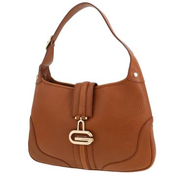 Sac à main Gucci  Jackie en cuir grainé marron