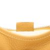 Sac porté épaule Hermès  Goya en cuir jaune - Detail D4 thumbnail