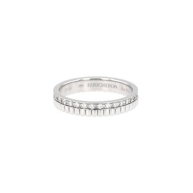 Alliance Boucheron Quatre Radiant Edition en or blanc et diamants