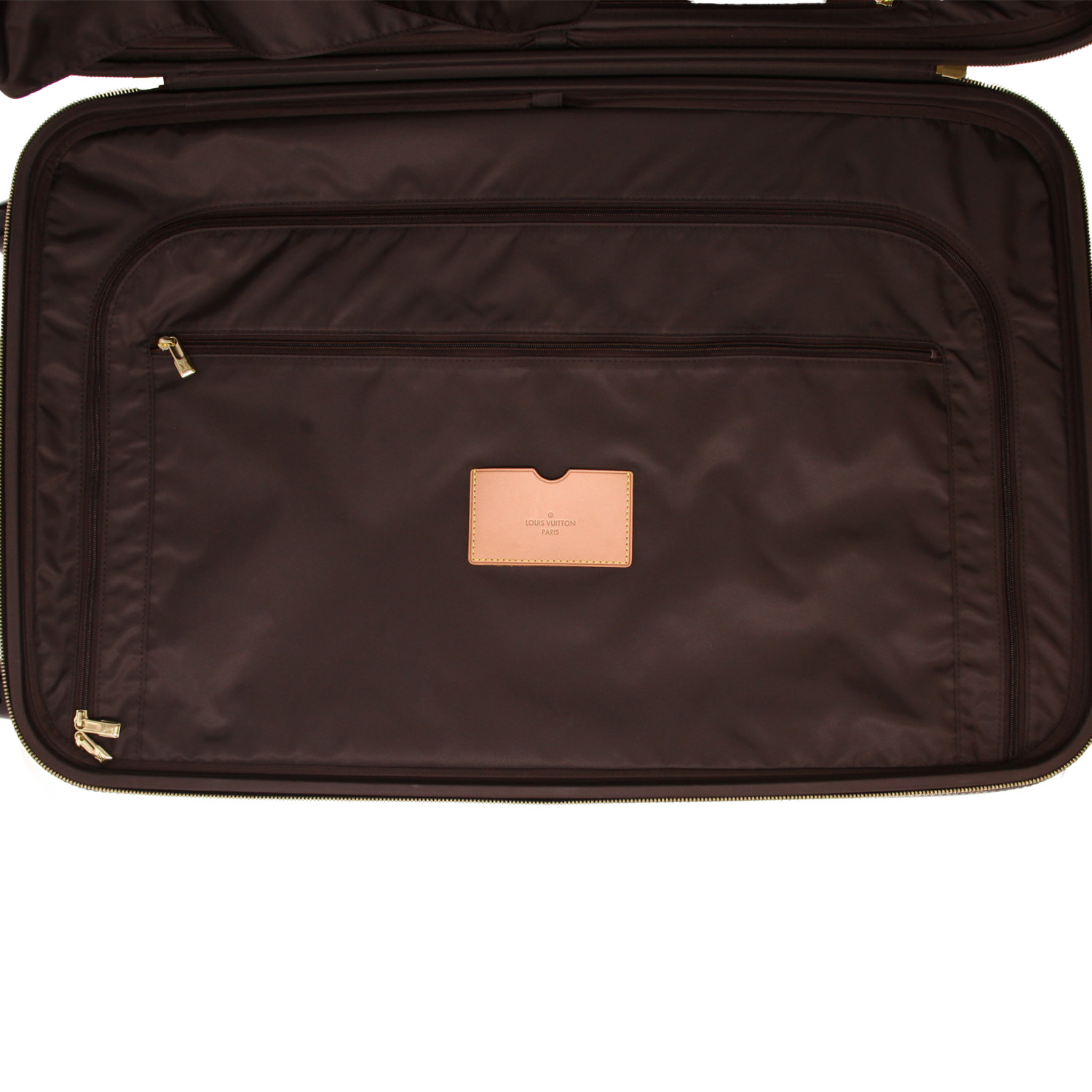 Louis Vuitton  Pegase rigid suitcase  in brown monogram canvas - Detail D4
