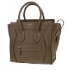 Borsa Celine  Luggage Micro in pelle martellata color talpa - 00pp thumbnail