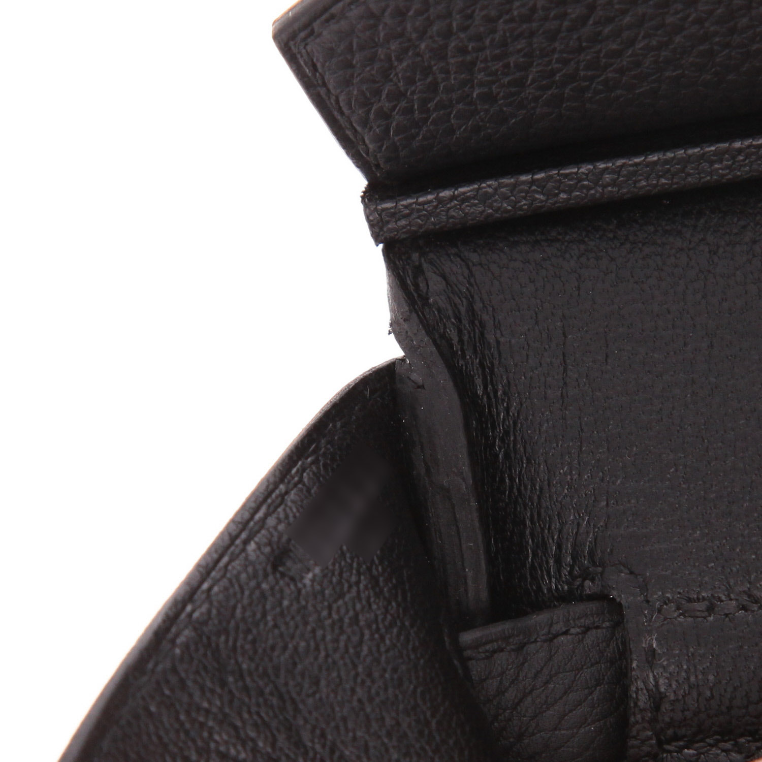 Borsa Hermès  Birkin 30 cm in pelle togo nera - Detail D4