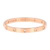 Bracelet Cartier Love 10 diamants en or rose et diamants, taille 16 - 00pp thumbnail