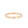 Bracelet Cartier Love 10 diamants en or rose et diamants, taille 16 - 360 thumbnail