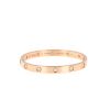 Brazalete Cartier Love 10 diamants de oro rosa y diamantes - 360 thumbnail