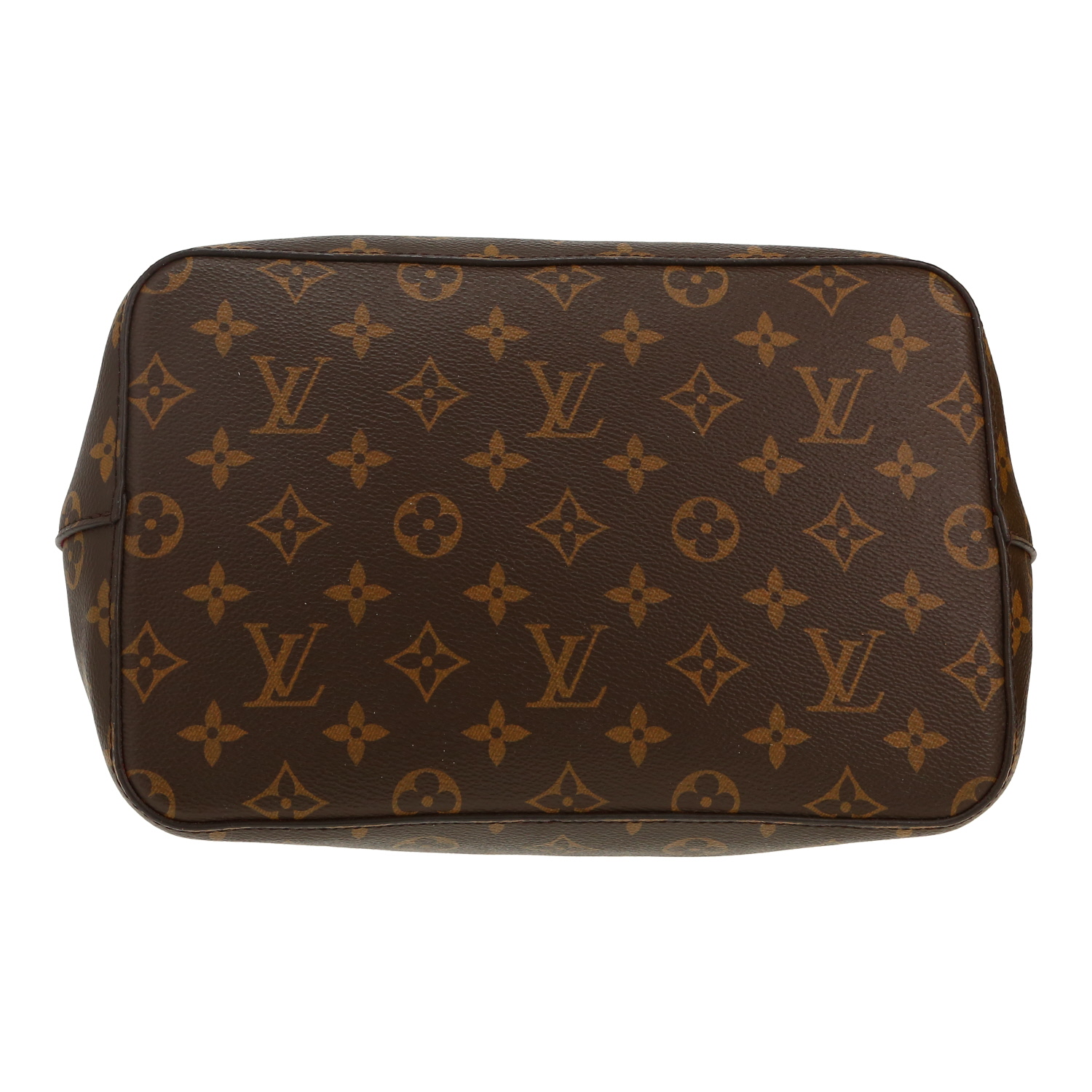 Borsa a tracolla Louis Vuitton  NéoNoé in tela monogram marrone e pelle rosa - Detail D1