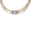 Collier années 1940's Vintage en or rose, platine, diamants et rubis synthétiques - 00pp thumbnail