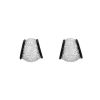 Vintage  earrings in white gold, diamonds and onyx - 00pp thumbnail