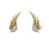 Orecchini Tiffany 
Co Jean Schlumberger in oro giallo, platino e diamanti - 360 thumbnail