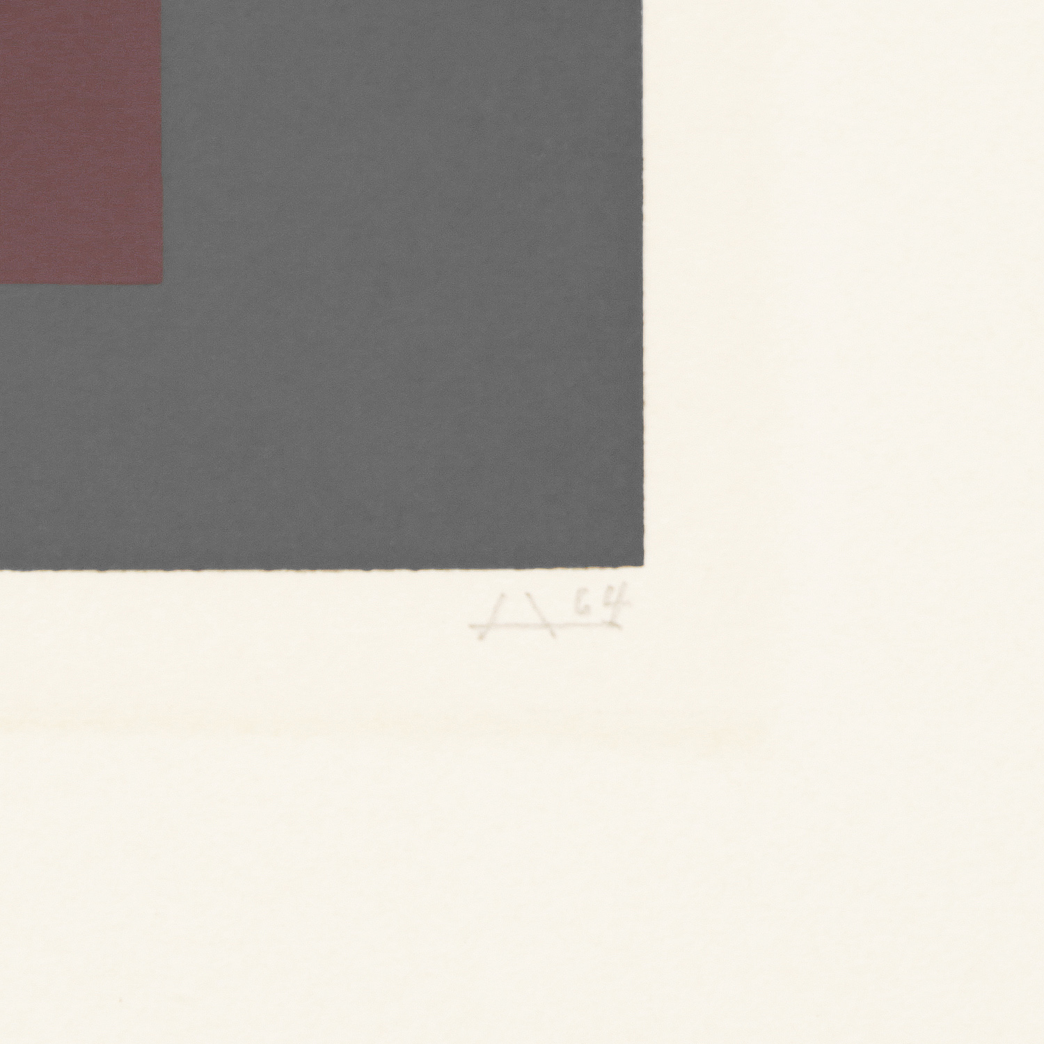 Josef Albers (1888-1976), Homage to the Square - 1964 - Detail D3