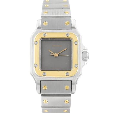 Montre Cartier Santos en or et acier Ref: Cartier - 0902  Vers 1988