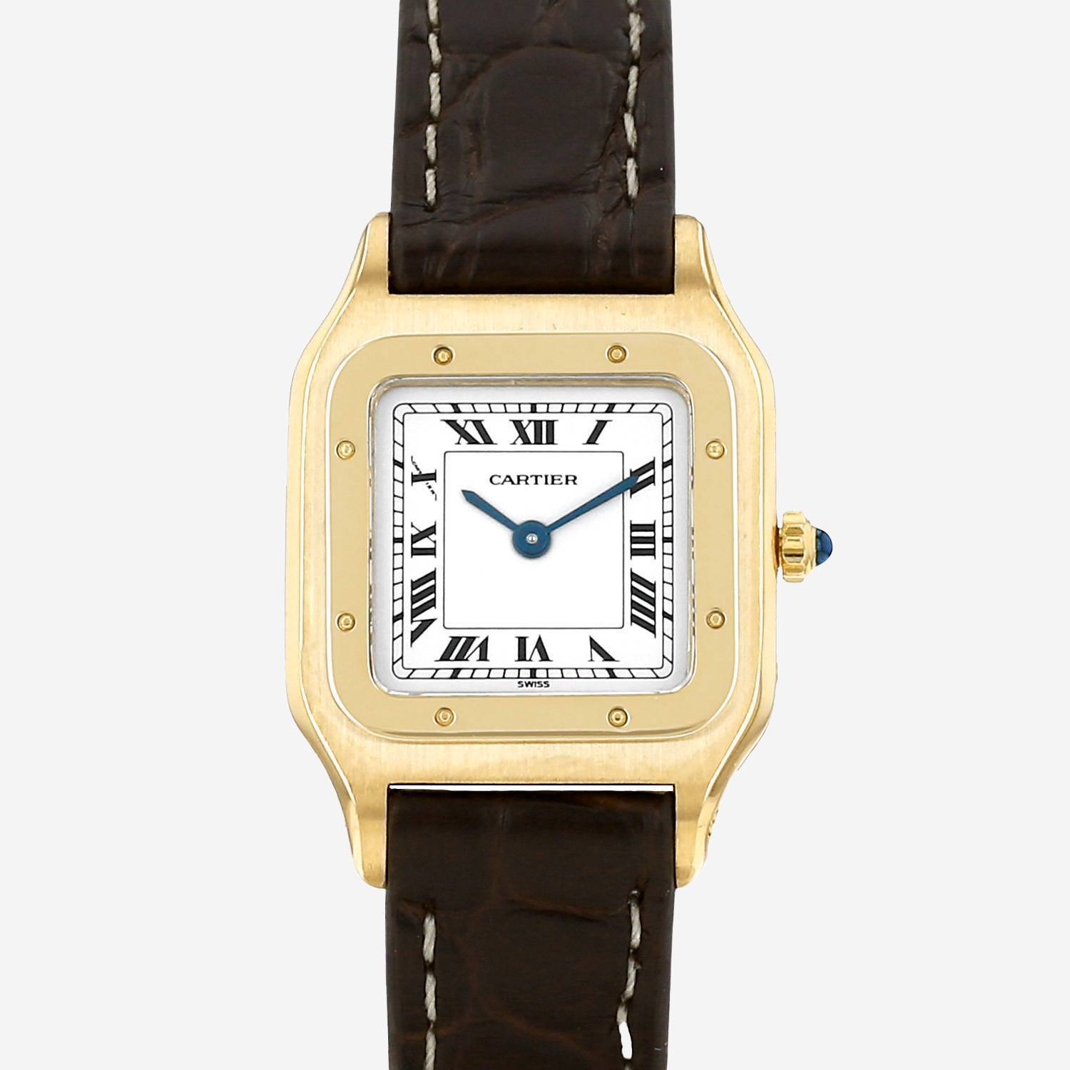 Reloj Cartier Santos-Dumont de oro amarillo Ref: Cartier - 9606  Circa 1980