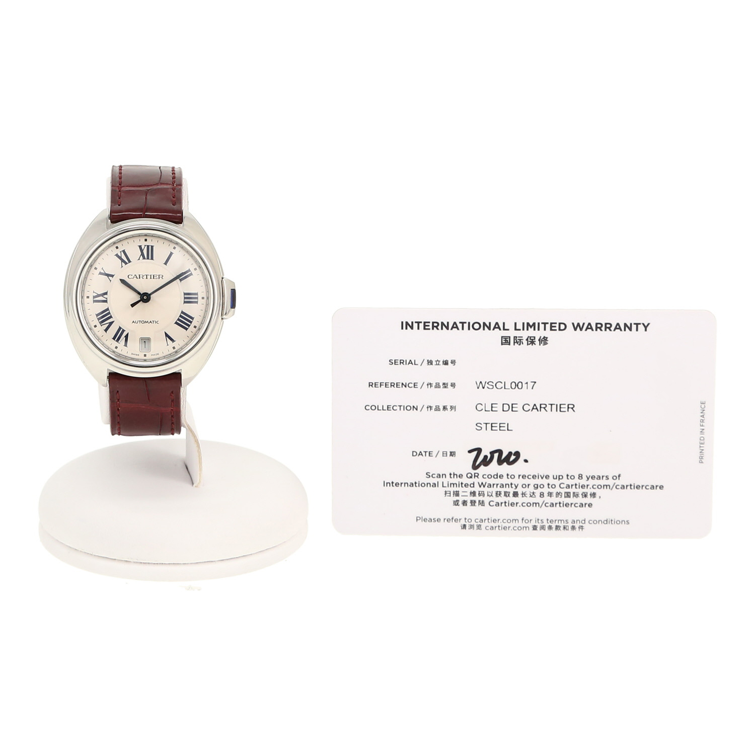 Orologio Cartier Clé in acciaio Ref: Cartier - 3865  Circa 2020