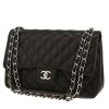 Chanel  Timeless Jumbo shoulder bag  in black quilted leather - 00pp thumbnail