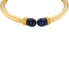 Collana rigida apribile Lalaounis Neolithic Bullet in oro giallo e sodalite - 00pp thumbnail