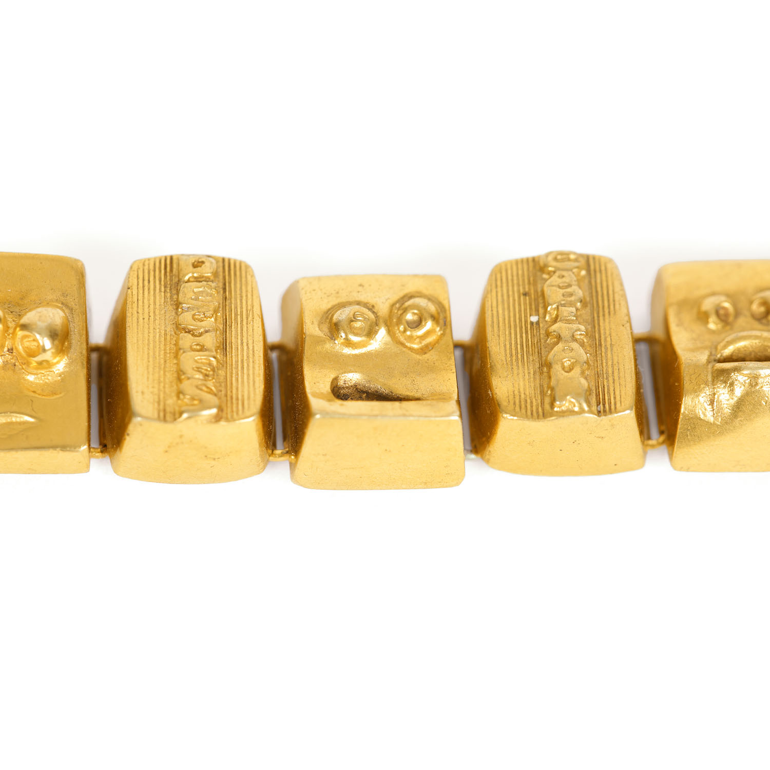 Line Vautrin (1913-1997), 'Les sept péchés capitaux' bracelet - model designed circa 1940 - Detail D1