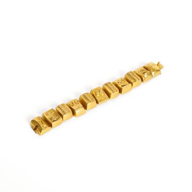 Line Vautrin (1913-1997), Bracelet 'Les sept péchés capitaux' - modèle créé vers 1940