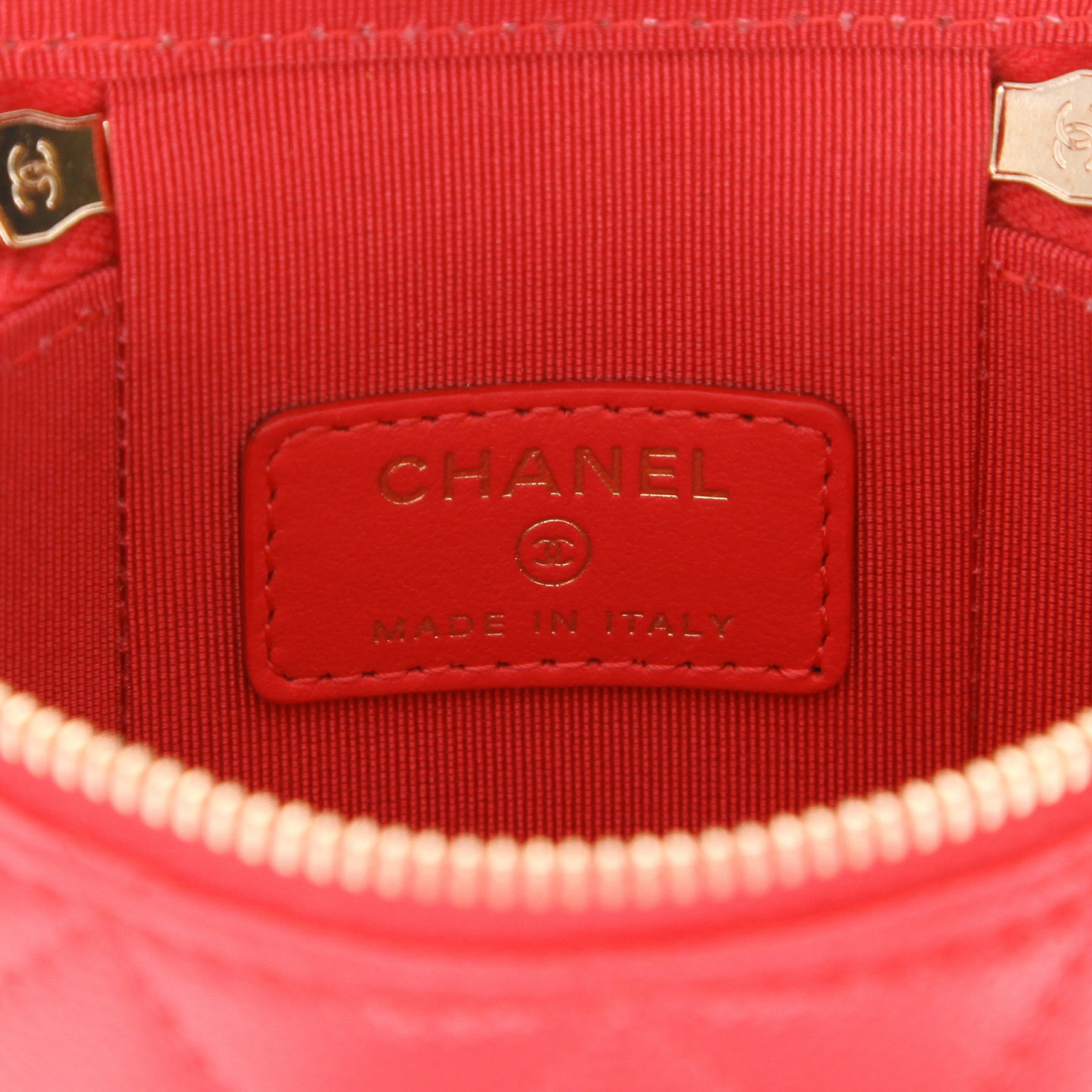 Sac bandoulière Chanel  Trendy CC en cuir grainé matelassé rose - Detail D2